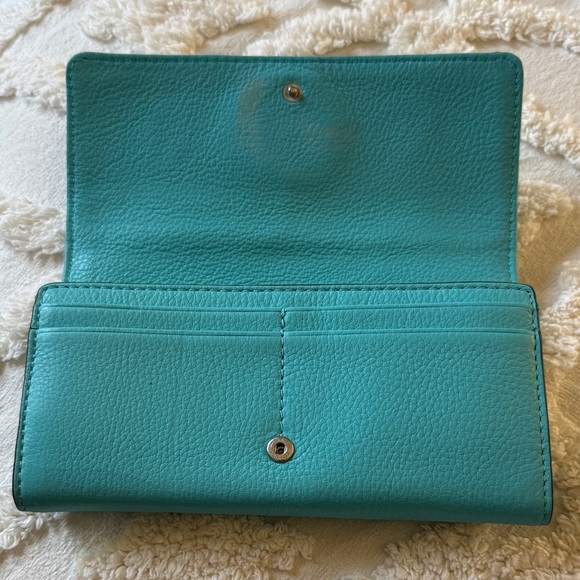 Michael Kors Aqua Leather Wallet - Picture 5 of 7